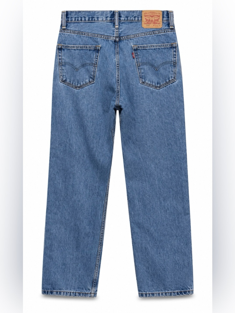 Levi’s 550 Jeans Mens 34x32 Blue Relaxed Fit Tapered Leg Denim